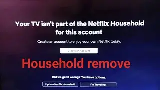 How to Remove Netflix Household with HolaVpn Amazon stick