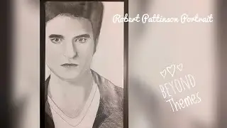 Robert Pattinson Drawing | Portrait of Edward Cullen in Twilight |Speed Drawing