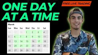 One Day At A Time | LIVE Trading Recap | $TSLA