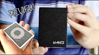 Unboxing & reviewing WAVES playing cards by @52kards (INSANE  DESIGN)