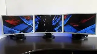 триплскрин Batman   Arkham Asylum triplescreen