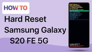 Hard Reset Samsung Galaxy Galaxy S20 FE 5G | Remove lock screen or pattern lock G781b