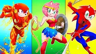 Sonic the Hedgehog as Spiderman: How it Would Look Like