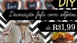 DIY: 3 ideias de decoração com objetos de 1,99!!!