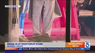 Smash-and-grab burglars target Beverly Grove luxury pop-up