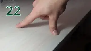 22 Dips with 2 fingers each hand
