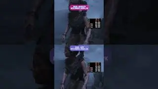 Hellblade 2 DLSS On vs Off Comparison #shorts #gaming #benchmarking #hellblade2 #dlss #comparison