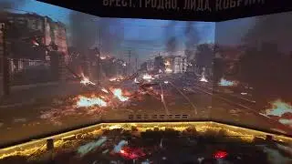 Москва. Музей Дорога памяти. 1418 шагов к Победе. Зал Первый день войны. Апрель 2023 года.
