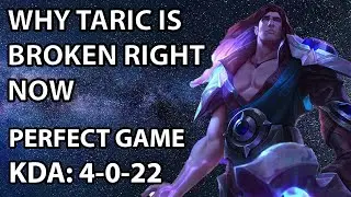 How to Carry With Taric like a Giga Chad - Perfect Plat 4 Support Gameplay - League of Legends