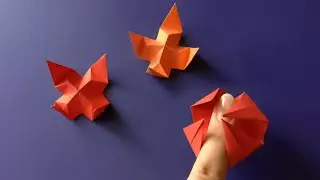 Оригами ловушка • Капкан для пальцев из бумаги без клея • Антистресс игрушка • Origami Fidget Toy