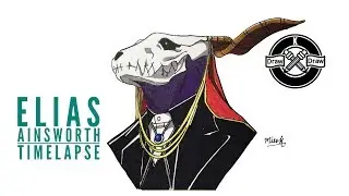 Drawing Elias Ainsworth The Ancient Magus' Bride Timelapse