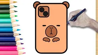 How to Draw a Capybara iPhone (Step by Step)