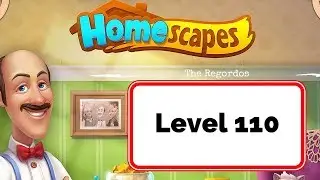 Homescapes Level 110 - No Boosters