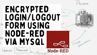 Encrypted Login/Logout using Node-RED via MySQL