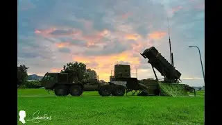 2025.7.15 愛國者飛彈車 - 大直美堤河濱公園日出縮時