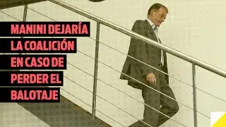 Manini Ríos dejaría la coalición en caso de que la coalición republicana pierda  el balotaje