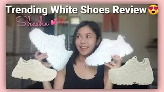 Trending White Shoes Review from Sheshe 2022 💯 Quality!! 😍