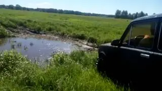 УАЗ и Нива в болоте