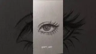 Draw girl's eyes...✨ 