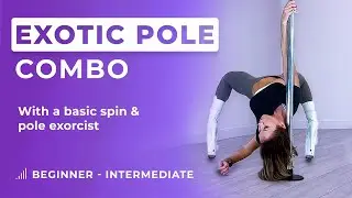 Exotic Pole Tutorial 💜 | Beginner Intermediate Exotic Pole tutorial with basic spin & pole exorcist🔥