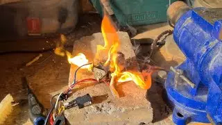 this motor took 12 minutes to burnout