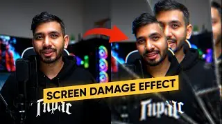 Screen Crack Damage Shatter Effect - Tutorial