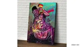 Build Yourself "Greek God" Canvas Pop Art