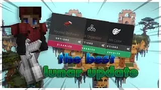 The BEST lunar client UPDATE ever! | hypixel bedwars commentary
