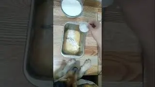 Let's make a loaf bread.