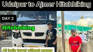 Gujarat to Ajmer Hitchhiking Travel without money #hitchhiking #ajmervlogs