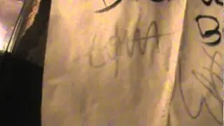 Autographs of the Black Veil Brides and We Came As Romans