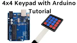 4x4 Membrane Keypad Connection With Arduino - Tutorial