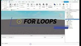 Loops (While and For loops) - Roblox Studio