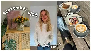WEEKLY VLOG in SEPTEMBER - weekly reset, girls trip planning, coffee dates, strick update & mehr...
