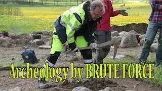 Broby Bridge, Archeological Excavations, Täby, Sweden, May 2015