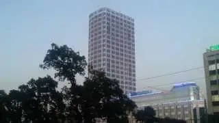 Подсветка здания Leader Tower