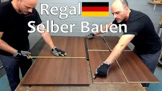 P1: Vorbereitung der Spanplatte für den Bau eines Regals