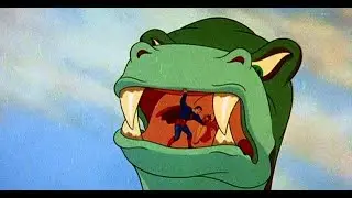 Superman vs Godzilla (or Superman vs the Artic Giant)