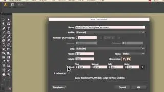 WEEK 1 :: ILLUSTRATOR:  New Doc Settings + Saving
