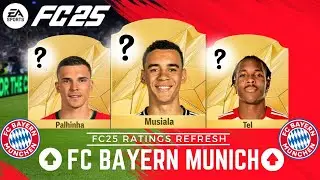 FC 25 BAYERN MUNICH PLAYER RATINGS ft. Musiala, Tel, Palhinha 🌟🔥