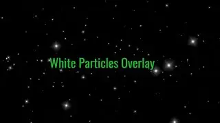 White particles Black screen effects