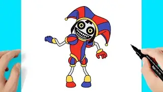 Como desenhar a Pomni Possuida - O Incrivel Circo Digital