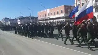 В Йошкар-Оле прошла первая тренировка Парада Победы