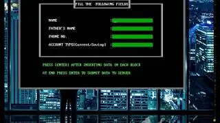 ATM 2.0 USING C++ GRAPHICS , ARROW KEYS FUNCTIONS, FILE HANDLING ETC.