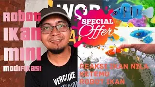 Reaksi Ikan Nila ketemu Robot Ikan Mini | Modifikasi Robot Ikan Mini Punya Juragan Empanx | Arya Art