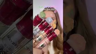 ad Paula’s colorful @maybellinenewyork Concealer Challenge?! 😱💚💜 