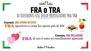 Preposizione FRA/TRA - Italian Intermediate