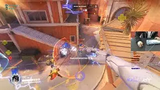 Overwatch Rank 1 Korean Genji WATER Destroying Enemy Team With 62 Elims