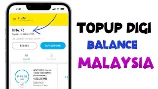 How to Topup Digi Prepaid Balance| Reload RM Digi Sim Malaysia
