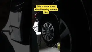 This is what a bad wheel bearing sounds like #shorts